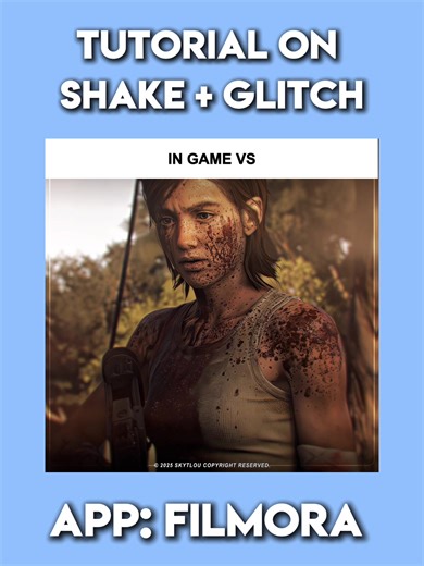 Shake and Glitch Tutorial in Filmora