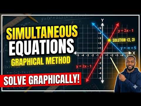 The EASIEST Way to Solve Simultaneous Equations Graphically