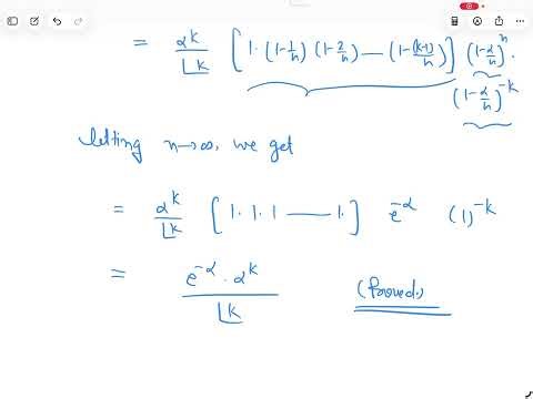 Behaviour of Binomial Distribution as Poisson Distribution