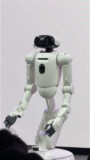 The Verge on Instagram: "LG just unveiled their home chore robot on stage at CES 2026. Called CLOiD, it’ll handle laundry and other tasks around the house. #lg #robot #ces2026"