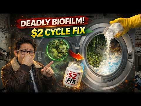 Your Washing Machine Is Growing Deadly Biofilm — Clean It in One Cycle With a $2 Fix (2011 NIH Study