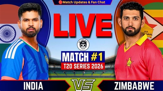 🔴India vs Zimbabwe, 1st T20 2026 | Live Cricket Match Today| IND vs ZIM T20 Series 2026