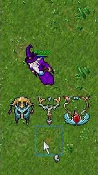 *NEW* Moonsilver Druid Weapons & Item's + Stats (Tibia Test Server) #shorts