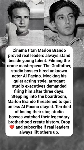 Why Marlon Brando Defended Young Al Pacino