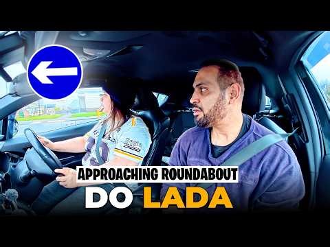 How to Approach a Roundabout UK | Roundabout Approach Driving Lesson