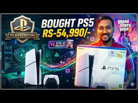 FINALLY !!! 🤑 NEW PS5 UNBOXING AND SETUP 2026 | PS5 STOCK UPDATE @Rs54,990/-
