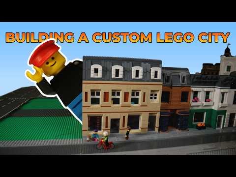 Building a Custom Lego City! | New Modulars, New Roads | Building Brickenham, Episode 20