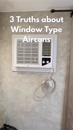 3 Truths About Window Type Aircons #architectureph #interiordesign #constructionph #home