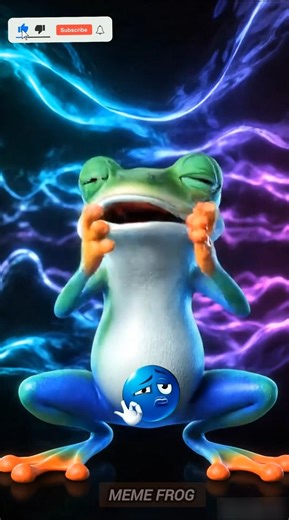 🐸 Meme Frog Dance Explosion! – Viral Loop #memes #crazyfrog #shorts