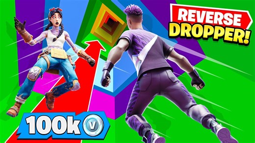 Reverse dropper for 100,000 V-Bucks with Preston! (Fortnite)