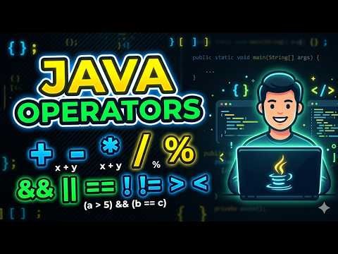 Operators in Java Explained in 2 minutes | All Types