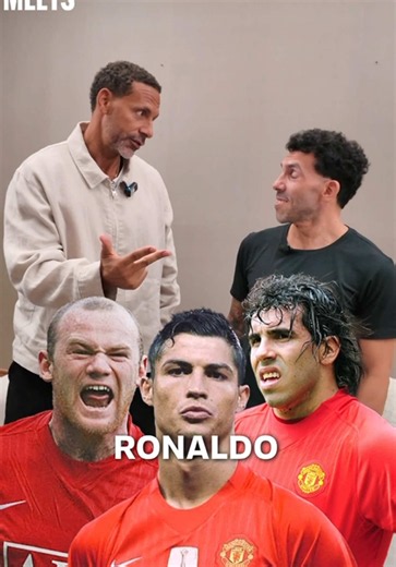 Carlos Tevez stays SILENT 🤫 Until he hears a front three better than Ronaldo, Rooney and Tevez 🤩 Rio Meets Carlos Tevez 8am GMT Thursday 🎧 🎥 #MUFC #Tevez #Football #realmadrid #barcelona