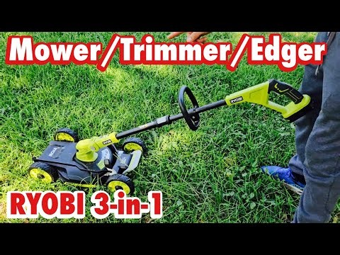 RYOBI Battery 3-in-1 Mower, Trimmer & Edger (Mower Demonstration)