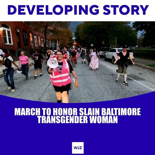 Friends, family and allies march in Baltimore to honor slain transgender woman