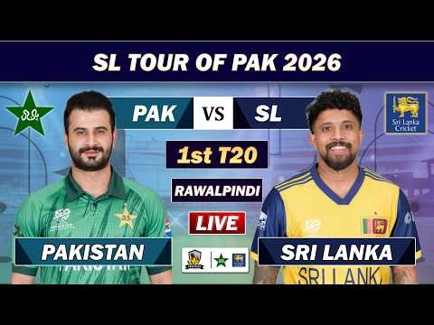 PAKISTAN vs SRI LANKA 1st T20 MATCH LIVE COMMENTARY | PAK vs SL LIVE CRICKET SCORES