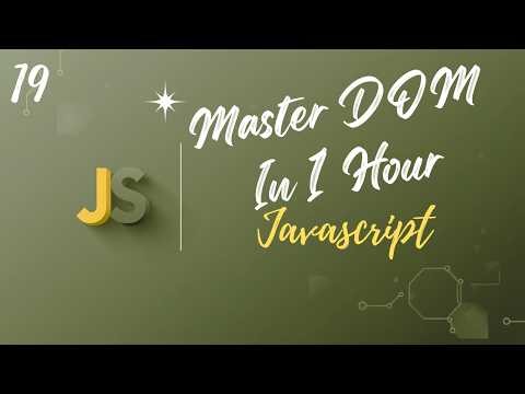 JavaScript DOM Mastery in 1 Hour: Complete Professional Guide (2026) | Upgrade Skill
