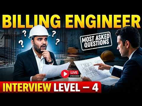 Billing Engineer Interview Preparation for Civil Engineers | Most Asked Interview Q&A