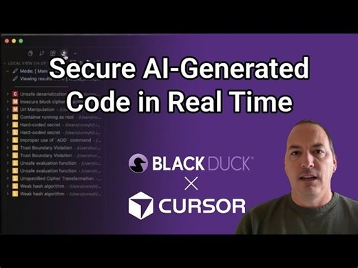 Securing AI‑Generated Code with Cursor and Black Duck Code Sight | Black Duck
