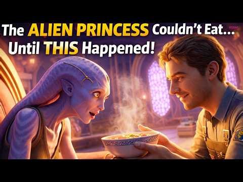 An Alien Princess Didn’t Eat for Weeks — One Human Recipe Changed Everything #SpaceStory #ViralStory