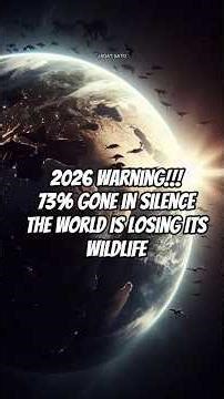 2026 Warning!: 73% Gone in Silence, The World Is Losing Its Wildlife #shorts #nature #climatechange