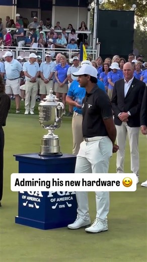 A surreal moment for Aaron Rai 😊 #shorts #golf #pga