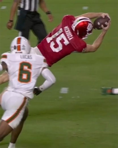 CFB Top Plays (pt 89): Fernando Mendoza Game Winning TD vs Miami #cfb #highlights #topplays