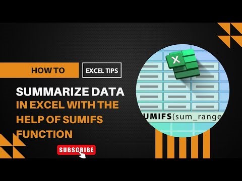 Learn how to use sumifs single and mix reference in excel #sumifs #excel #spreadsheetmagic