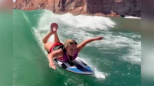 Sydney Sweeney on action-packed vacation with Baywatch vibe
