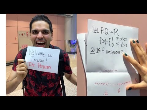 How to welcome a math PhD friend at the airport! @drpeyam