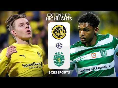 Bodø/Glimt vs. Sporting CP: Extended Highlights | UCL Round of 16 - Leg 1 | CBS Sports Golazo