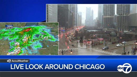 AccuWeather Alert: Dense fog blankets Chicago area as rain moves in, thunderstorms possible Sunday https://bit.ly/4aufyXM | ABC 7 Chicago