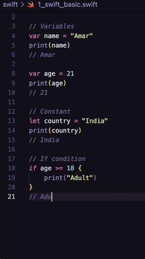 Swift Basic #1