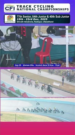 🏆 Women Elite Scratch Race 10 KM Final | National Track Cycling Championships | Rudrapur