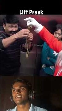 santa prank rj naved lift prank #shorts #rjnaved