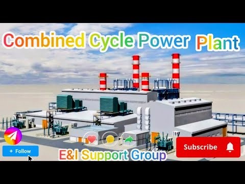 Single Line Diagram Of Combined Cycle Power Plant || Combined Cycle Power Plant #cpp #powerplant