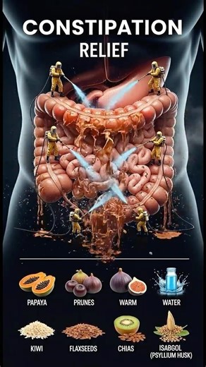 Constipation Relief Foods | How To Clear Blockage Naturally