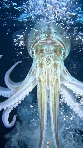 Giant Octopus Bait Attack Underwater!