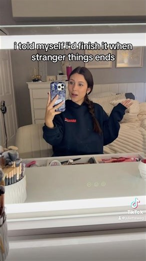 I told myself I’d finish when stranger things ends