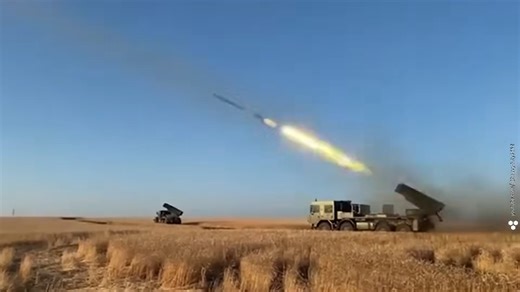 Rockets rain down without warning and the entire area turns into fire