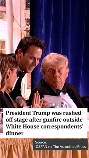 Trump evacuated at White House correspondents’ dinner