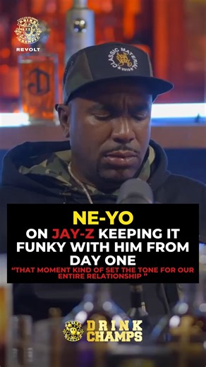 “There was a point where I was questioning my worth and my value in the game.” NE-YO gets deep about self-doubt, songwriting as leverage, and how JAY-Z’s straight talk shaped his confidence and career on #DrinkChamps | Drink Champs