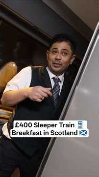 £400 Sleeper Train Breakfast in Scotland 🚆🏴󠁧󠁢󠁳󠁣󠁴󠁿