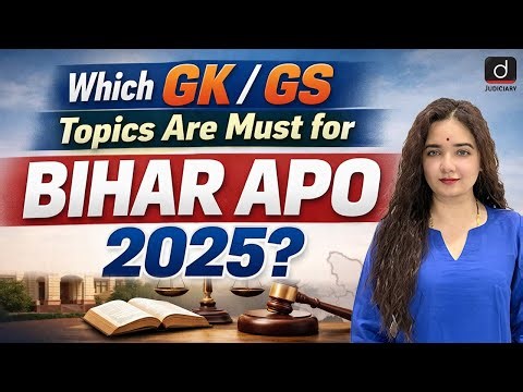 GK/GS Master Plan | Bihar APO | Judiciary | Drishti Judiciary