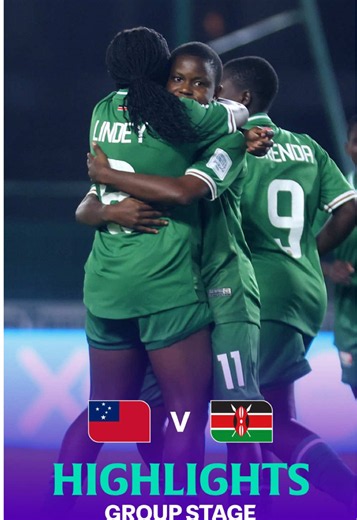 Samoa 🆚 Kenya #U17WWC | u17 world cup