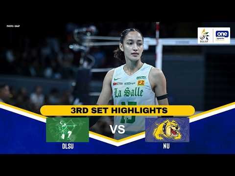 DLSU vs NU | SET 3 HIGHLIGHTS | UAAP SEASON 88 WOMEN’S VOLLEYBALL FINALS | MAY 6, 2026