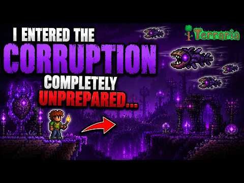 I Entered the Corruption COMPLETELY Unprepared… | Terraria Let’s Play #3