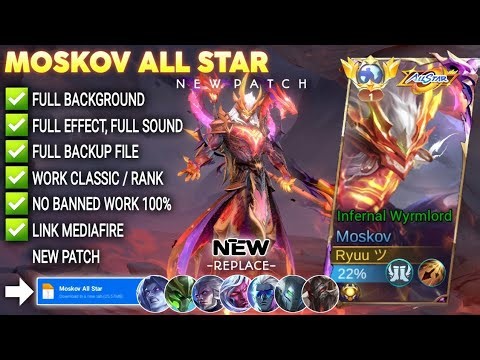 Script Skin Moskov All Star - Infernal Wyrmlord No Password | Full Effect & Voice | New Update