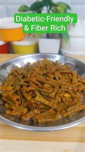 Eat Healthy with Gawar Sabzi 💚 | Easy & Nutritious Dry Veg Recipe #HealthyRecipes #WeightLossFood