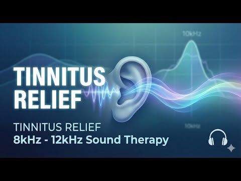 10kHz Narrowband Gaussian Noise | High-Frequency Tinnitus Relief (8kHz - 12kHz Range)