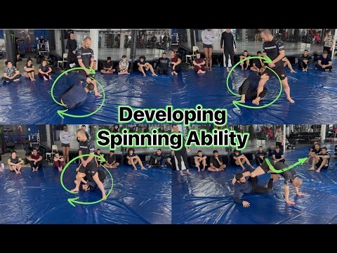 Jiu-Jitsu Spinning Speed Drill - De le Riva Spin Entry to X-Guard Sweep - Coach Zahabi